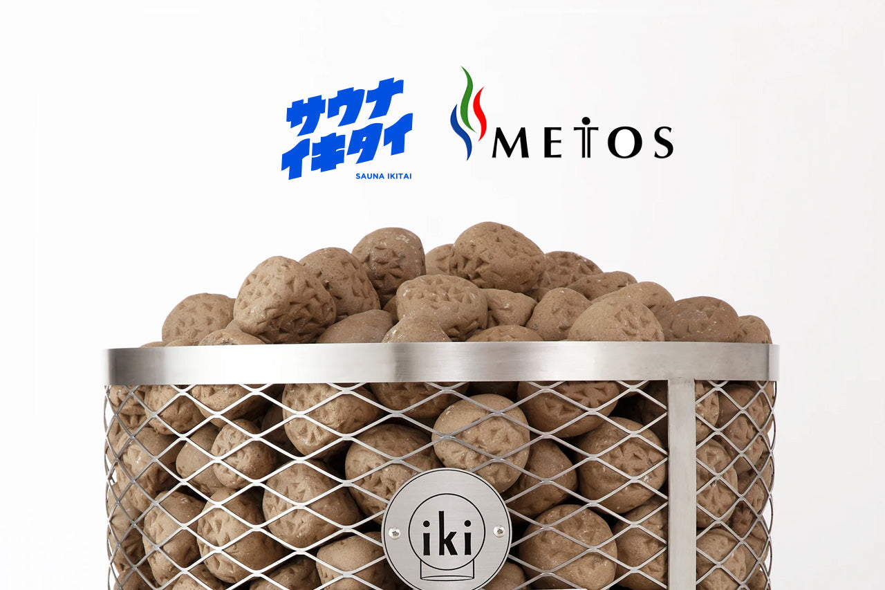 メトス × サウナイキタイ 「iki」「helo」サウナヒーター登録・検索が