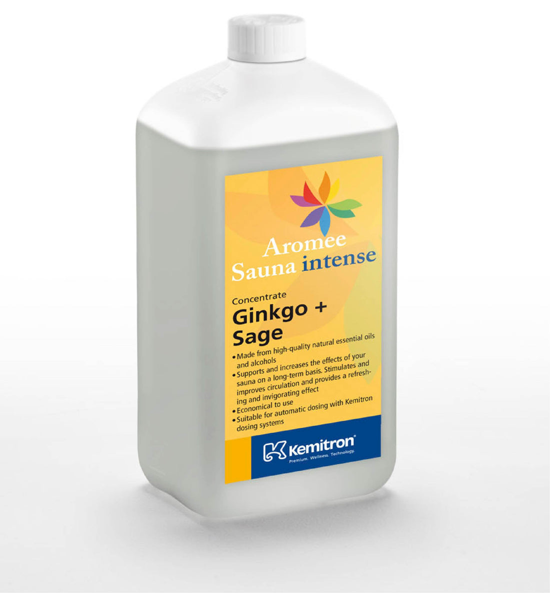 ロウリュ・アウフグース用サウナ芳香液イチョウ+セージ 1リットル入り<業務用>