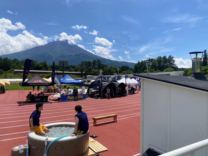 富士登山競走 トレーラーサウナ/水風呂を出展しました！